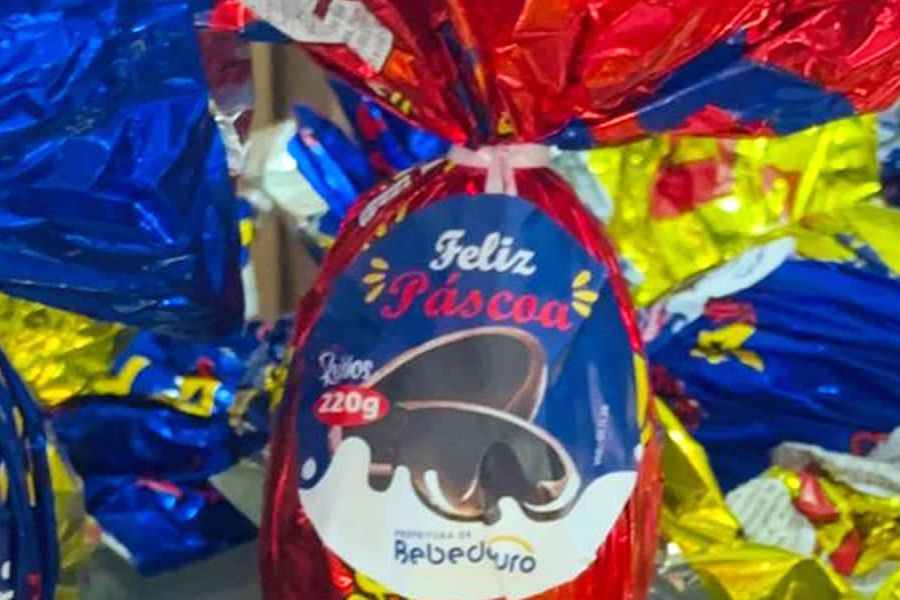 Prefeitura de Bebedouro produz e distribui mais de 7 mil ovos de páscoa para alunos da Rede Municipal